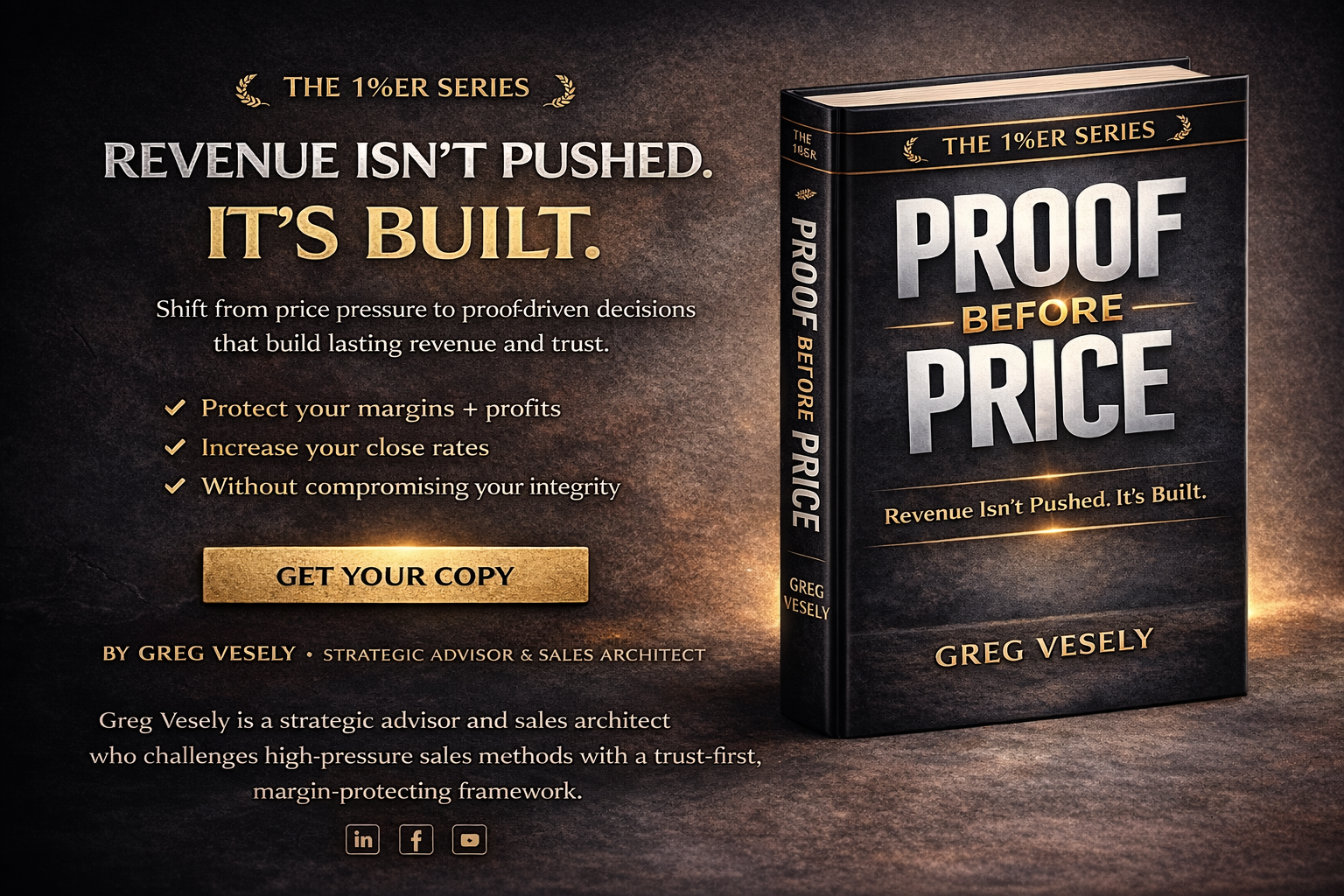 Proof Before Price by Greg Vesely
